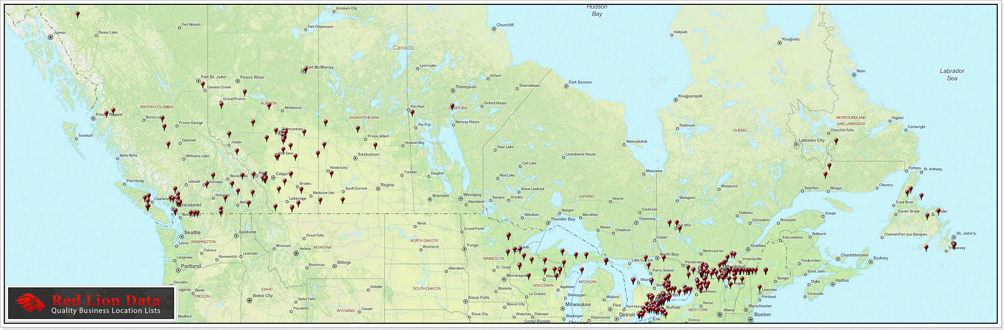 Stats Map of the Week Walmart just keeps on growing! Red Lion Data
