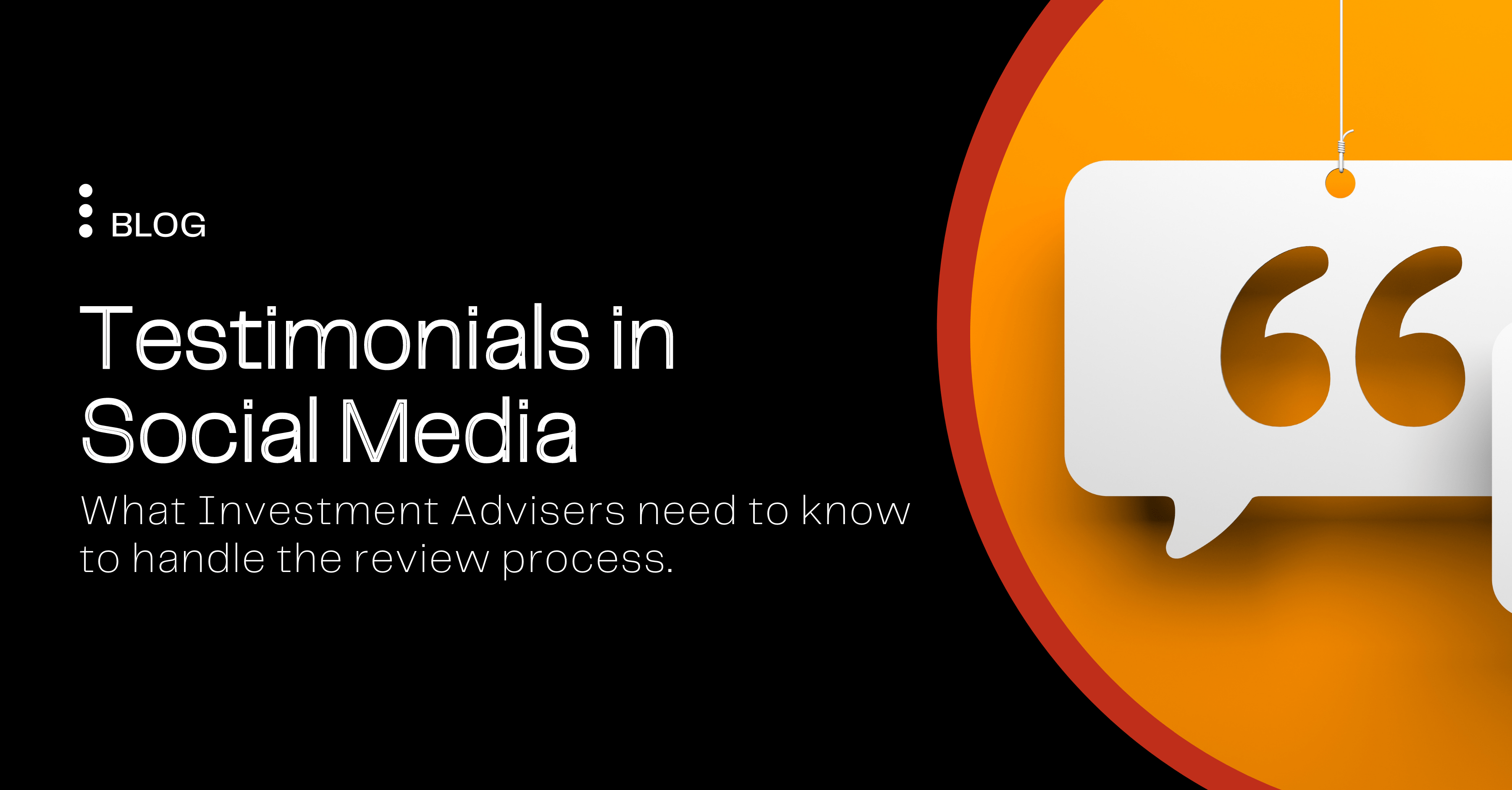 Testimonials in Social Media Red Oak Compliance Solutions