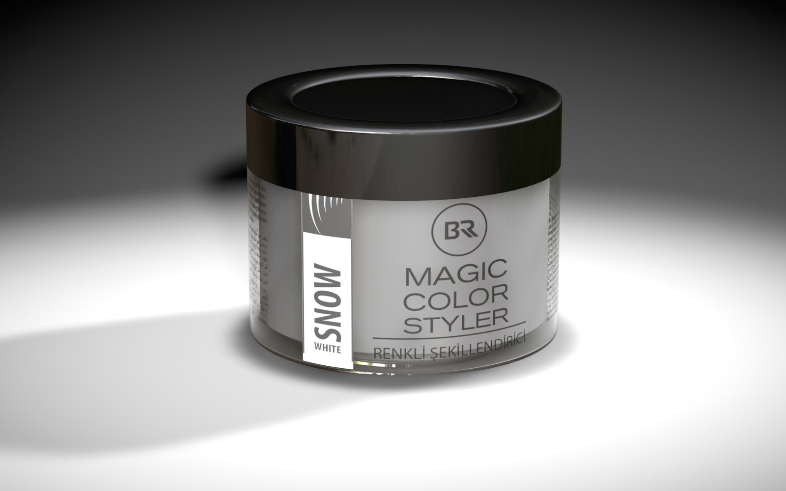 Black Red Magic Hair Wax White 100ml
