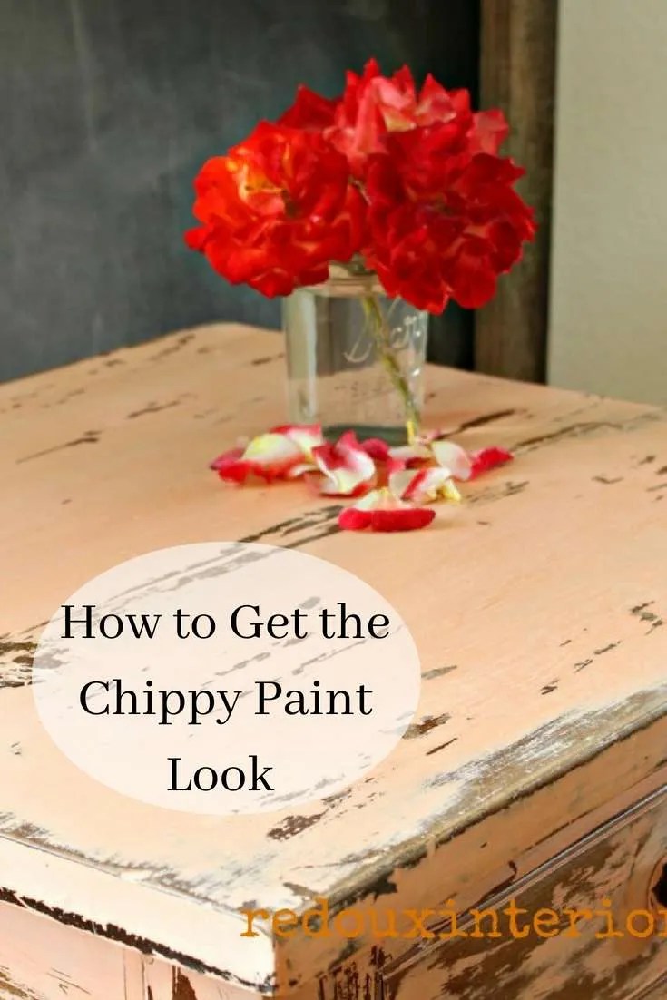 How To Get the Chippy Paint Look