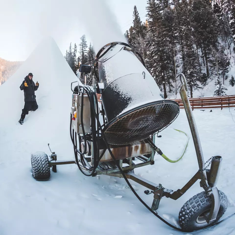 Winter in Red River New Mexico