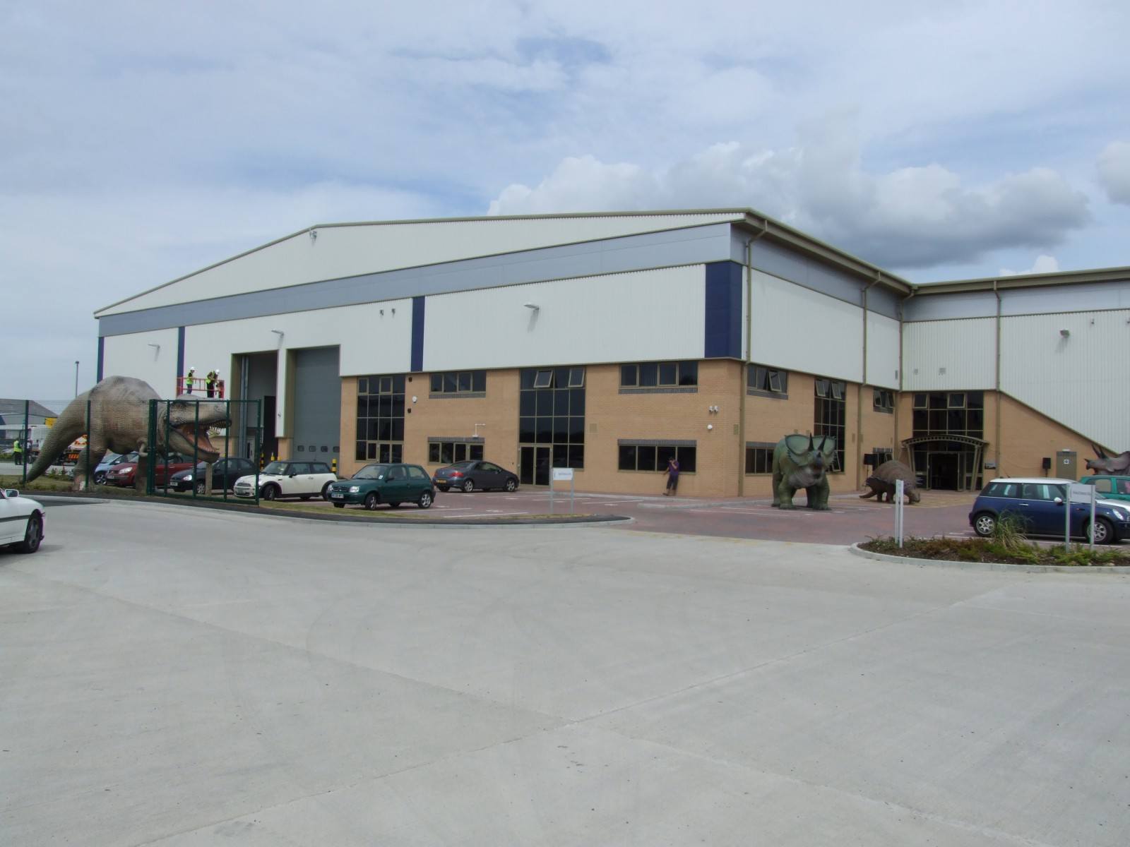 Blackpool Illuminations Building Red Rose Drylining