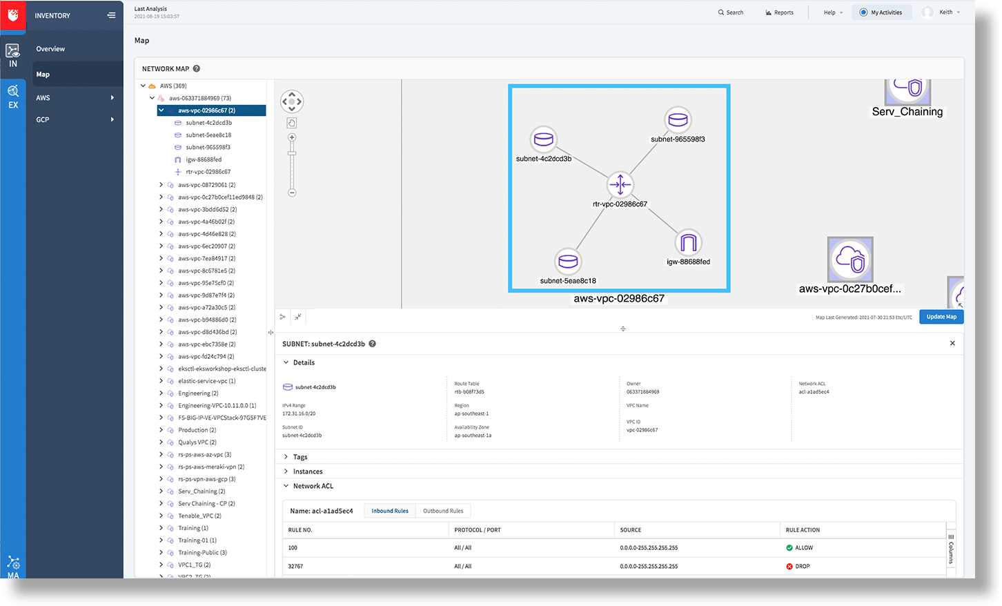 Visualize AWS Infrastructure Stratus Maps and Inventory RedSeal