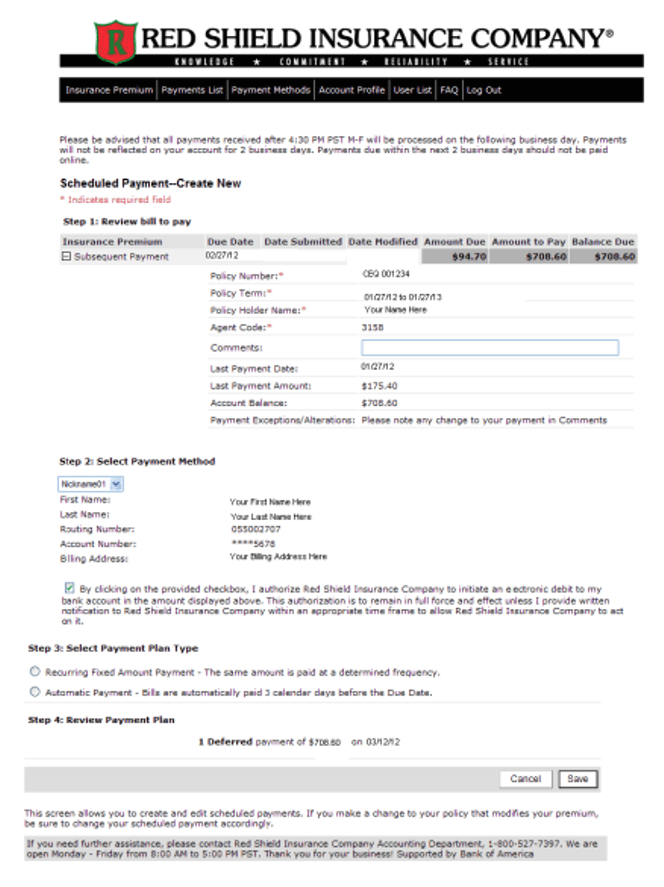 Red Shield Insurance Company Pay Online Q&A