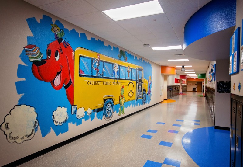 Calumet Elementary School Red Sky Constructors