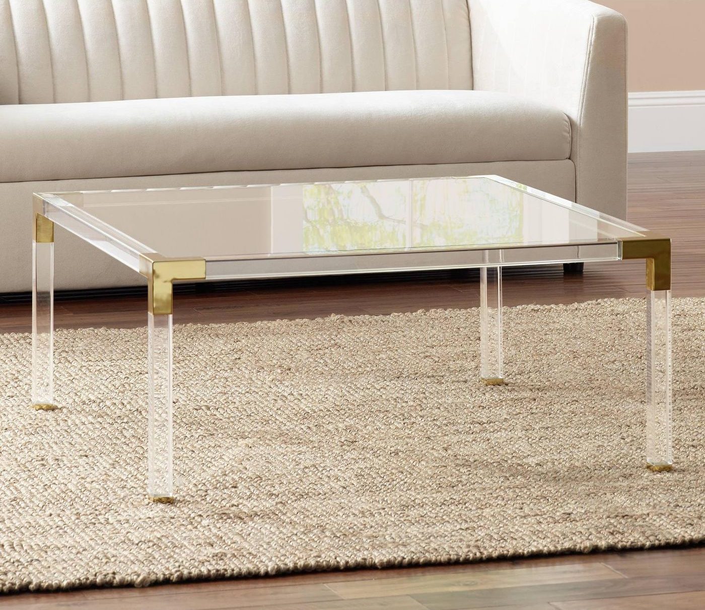 8 Acrylic Coffee Tables for a Glam Living Room Red Soles and Red Wine