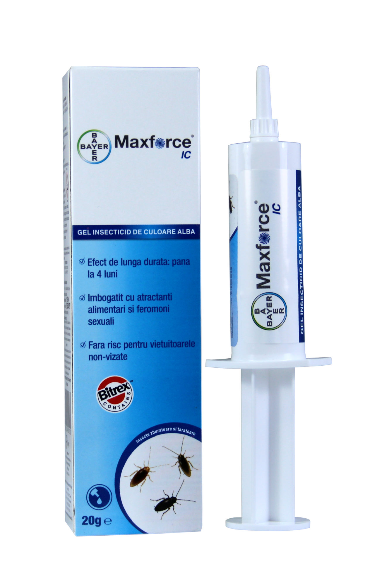 Insect Killer Cockroach> Maxforce Gel 20g (Bayer)(6/bx) Red Spot