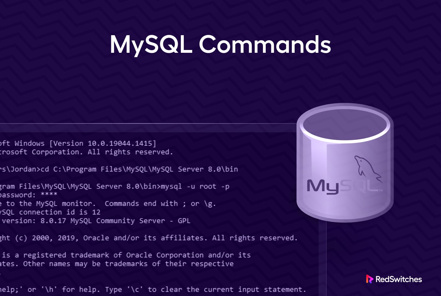 Command To Create A Database In MySQL
