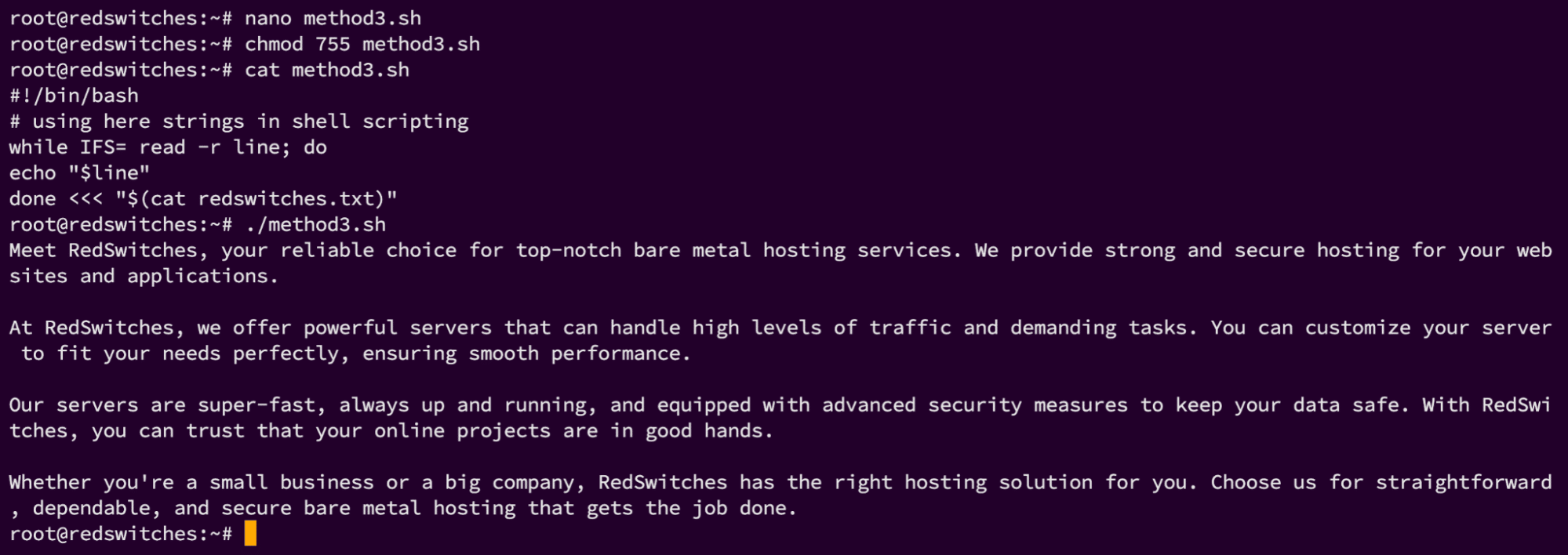 How To Read Files Line By Line In A Bash Script