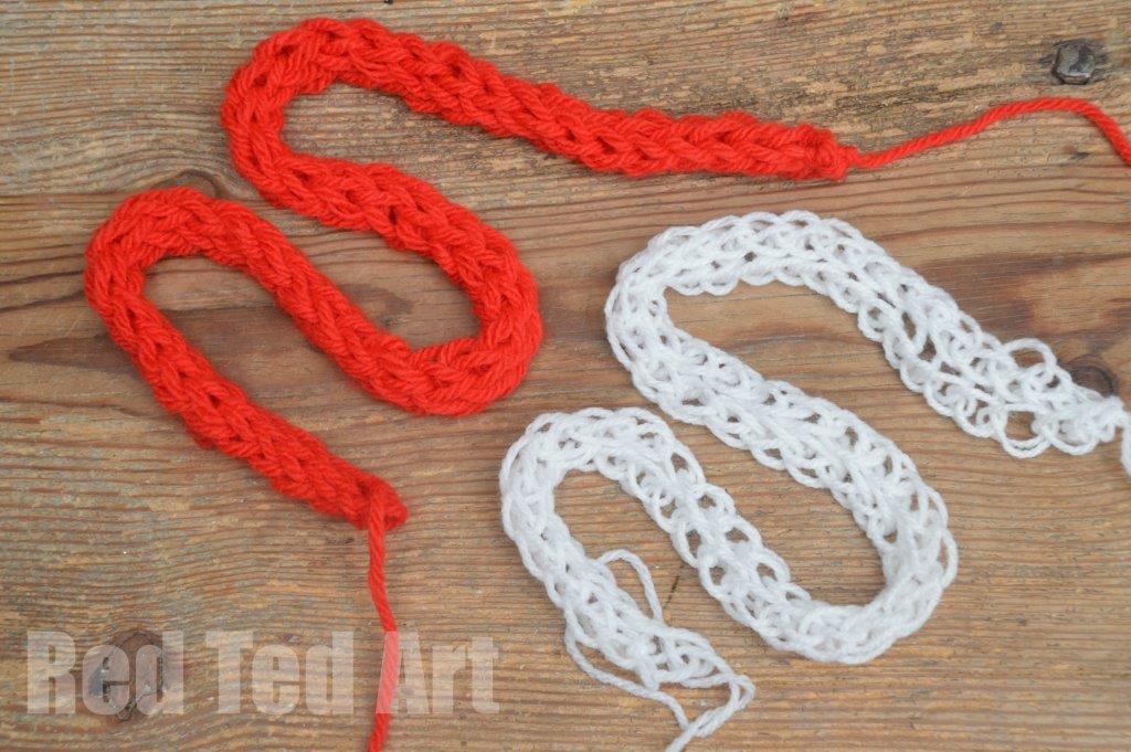 How to Finger Knitting Red Ted Art's Blog