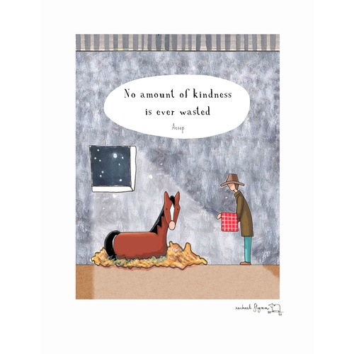 Stable Mates print on paper