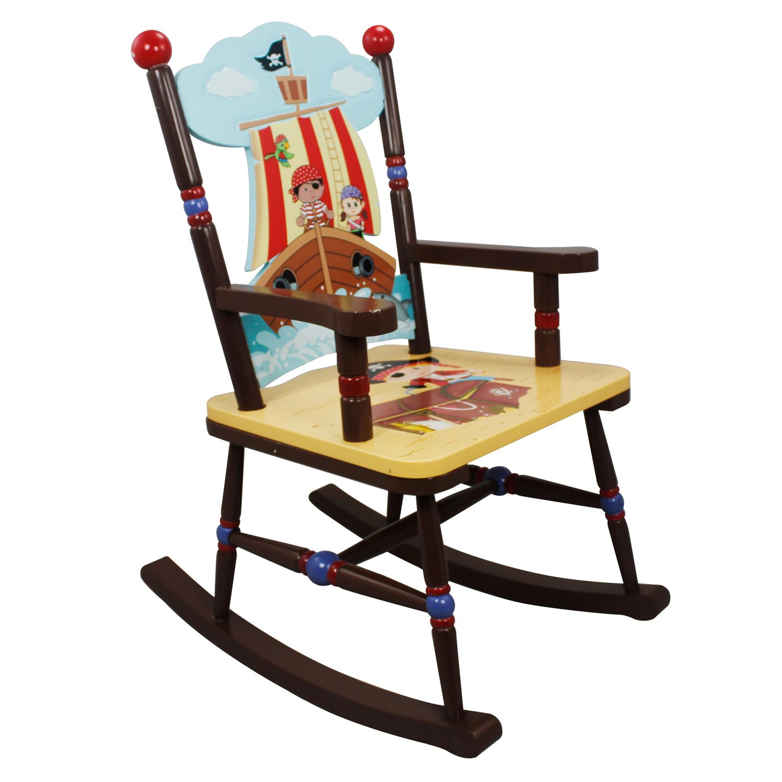 Pirate Rocking Chair Red Wrappings