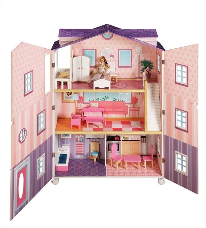 Doll House New York Mansion Red Wrappings
