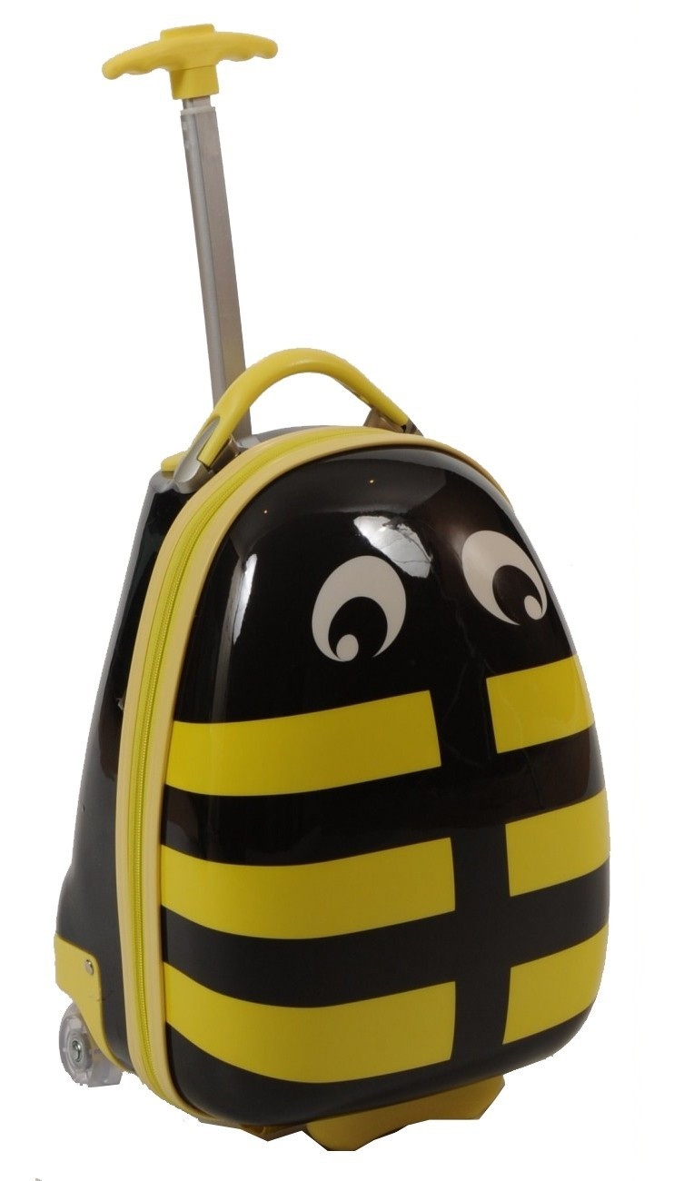 Kids Wheelie Suitcase Bumblebee Red Wrappings