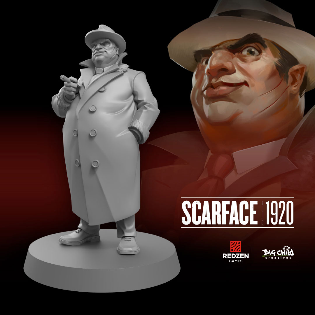 BIGCHILD JOINS SCARFACE 1920, THE FIRST GAME BOARD FROM REDZEN GAMES