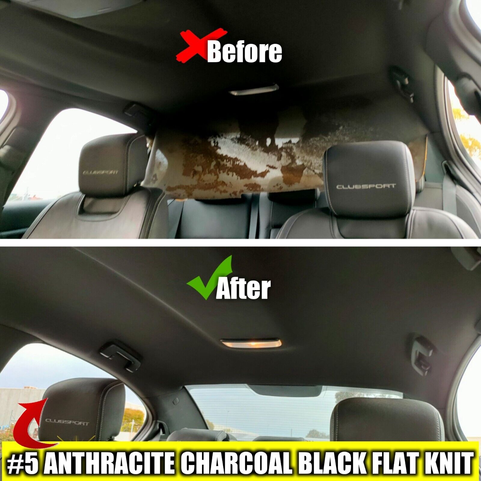 Holden Commodore VE VF WM Roof Lining Fabric Full DIY Kit (2m Material