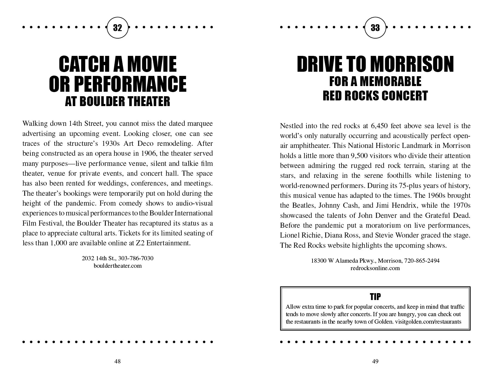 100 Things to Do in Boulder Before You Die Reedy Press