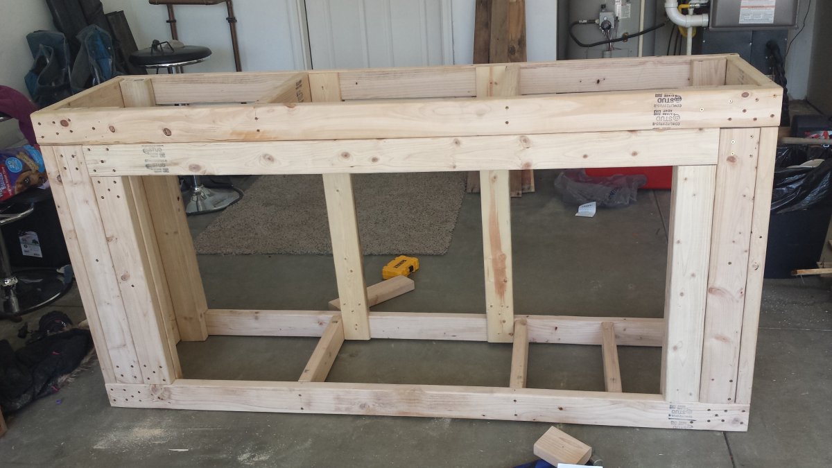 DIY Aquarium stand for 125 gallin reef REEF2REEF Saltwater and Reef