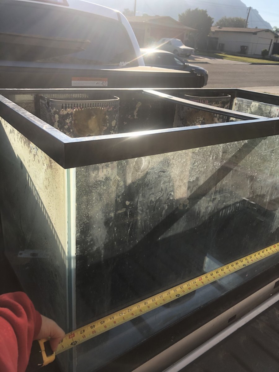 Build Thread 120g Craigslist tank restoration REEF2REEF Saltwater