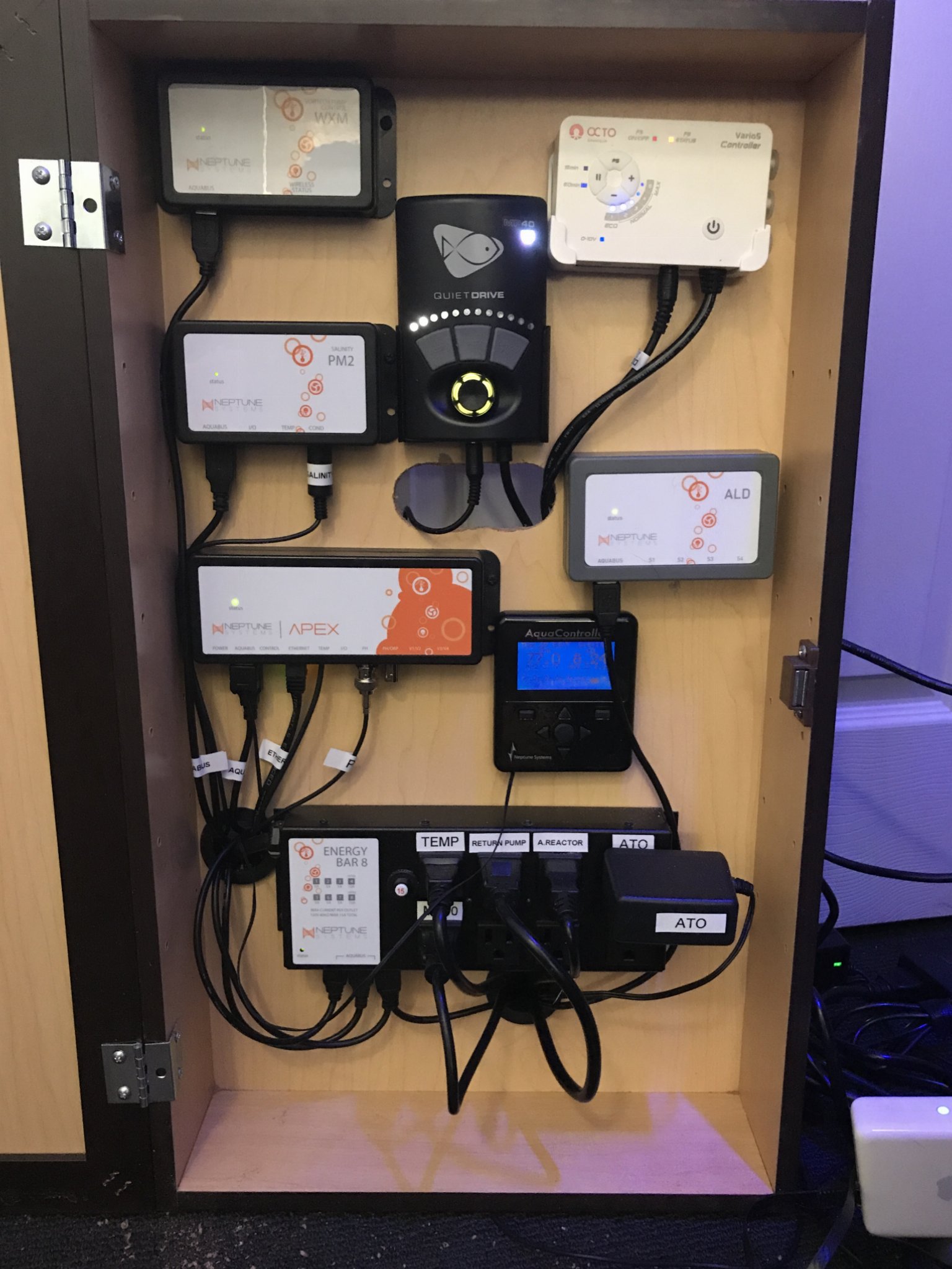 Show Us Your Cable Management Page 4 REEF2REEF Saltwater and Reef