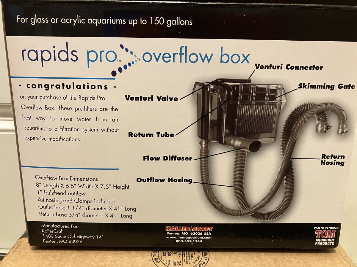 Probably last on the the best HOB overflow ever made