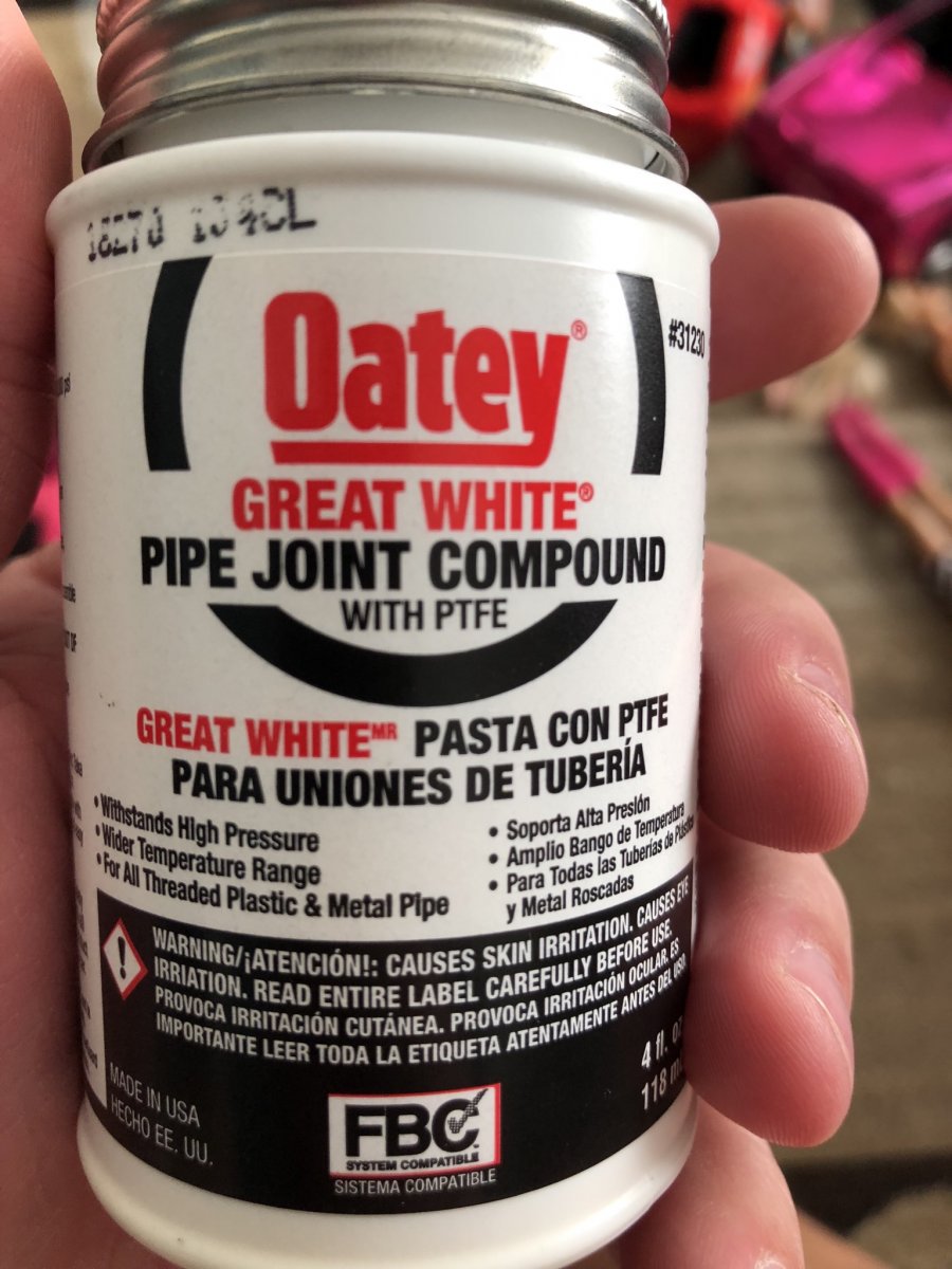 Reef safe PVC thread sealant REEF2REEF Saltwater and Reef Aquarium Forum