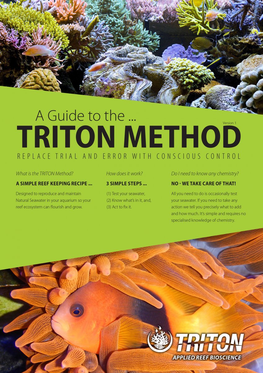 Guide to the Triton Method REEF2REEF Saltwater and Reef Aquarium Forum