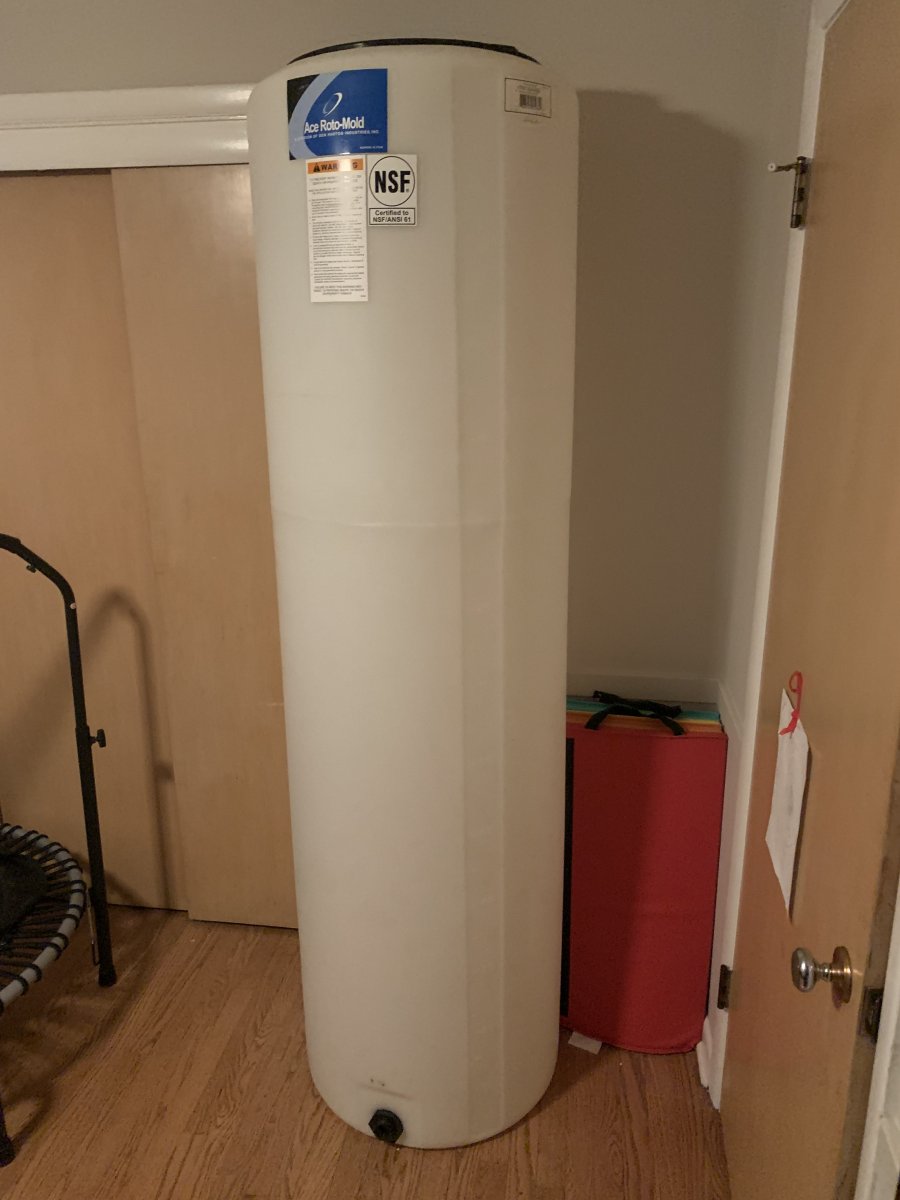 Illinois RO/DI Plumbing Drygoods SOLD 135Gallon RODI water