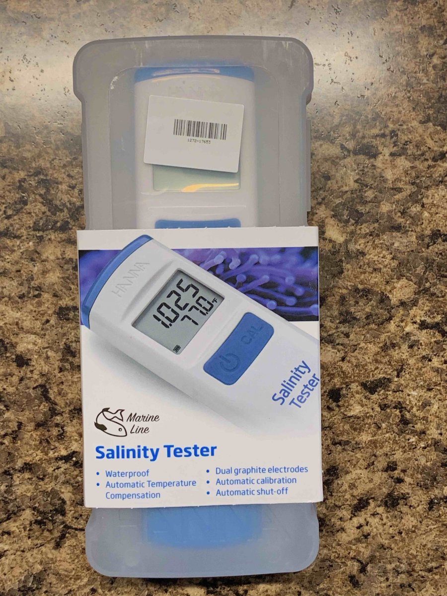 Hanna Salinity Tester first impressions REEF2REEF Saltwater and