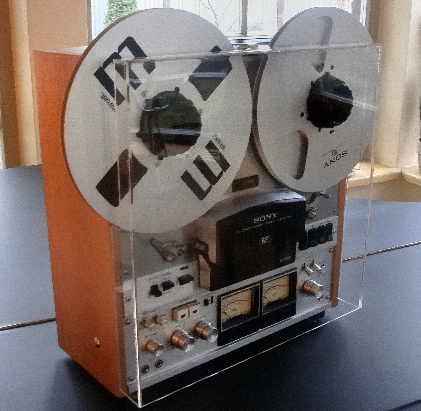 Custom Made Dust Cover With Extensions for Sony Reel to Reel World