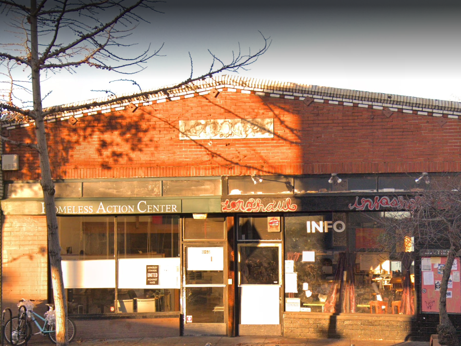 Homeless Action Center Berkeley office 3126 Shattuck Avenue, Berkeley