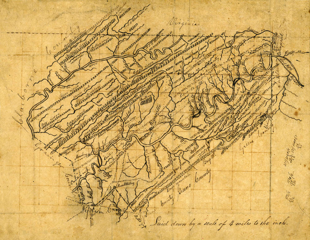 Maps of Al & TN Matthew Rhea 1830