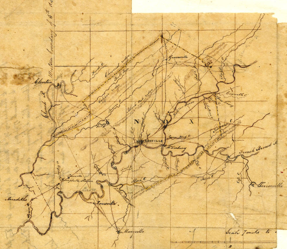 Maps of Al & TN Matthew Rhea 1830