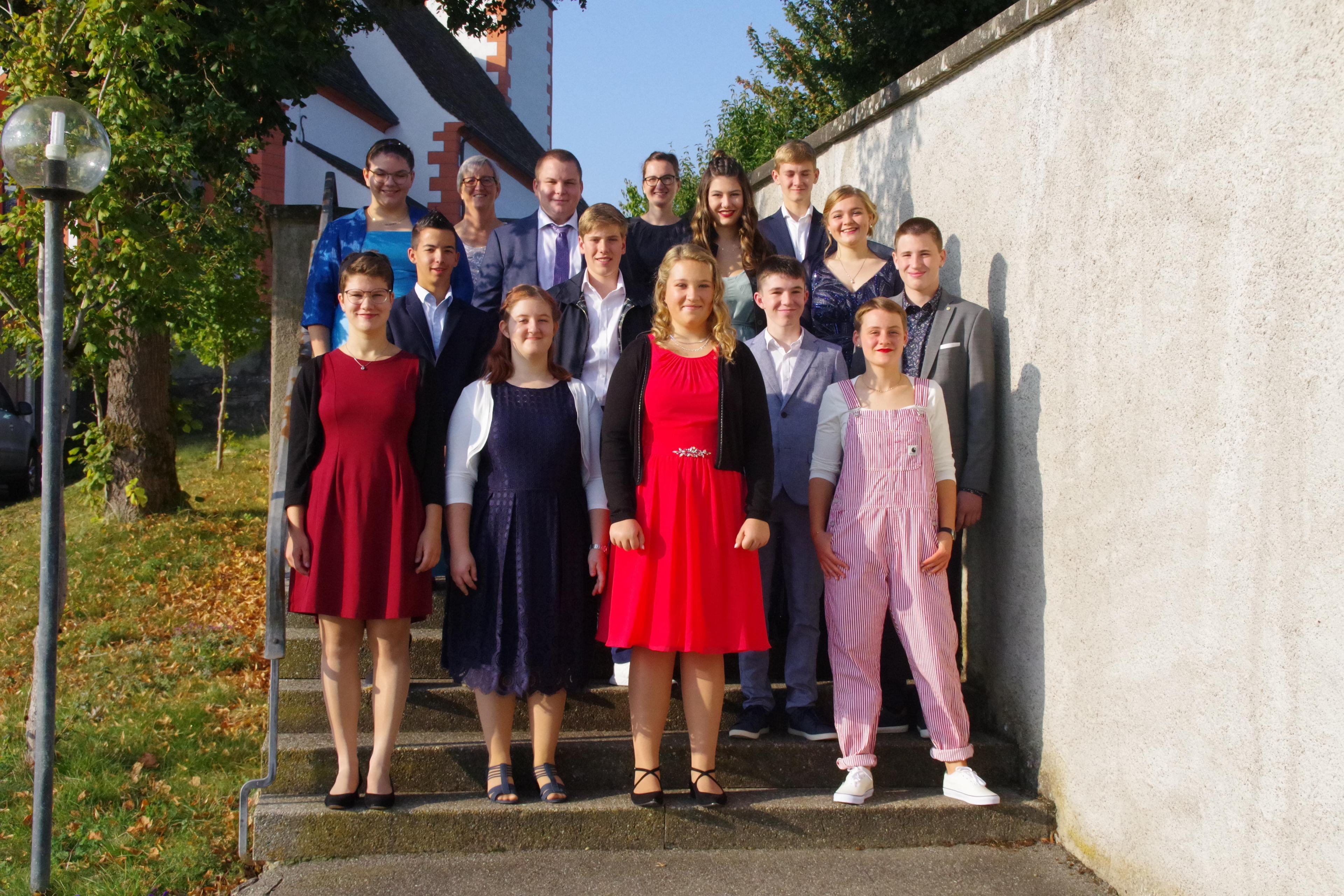 Konfirmation 2020, Kirchgemeinden Hallau