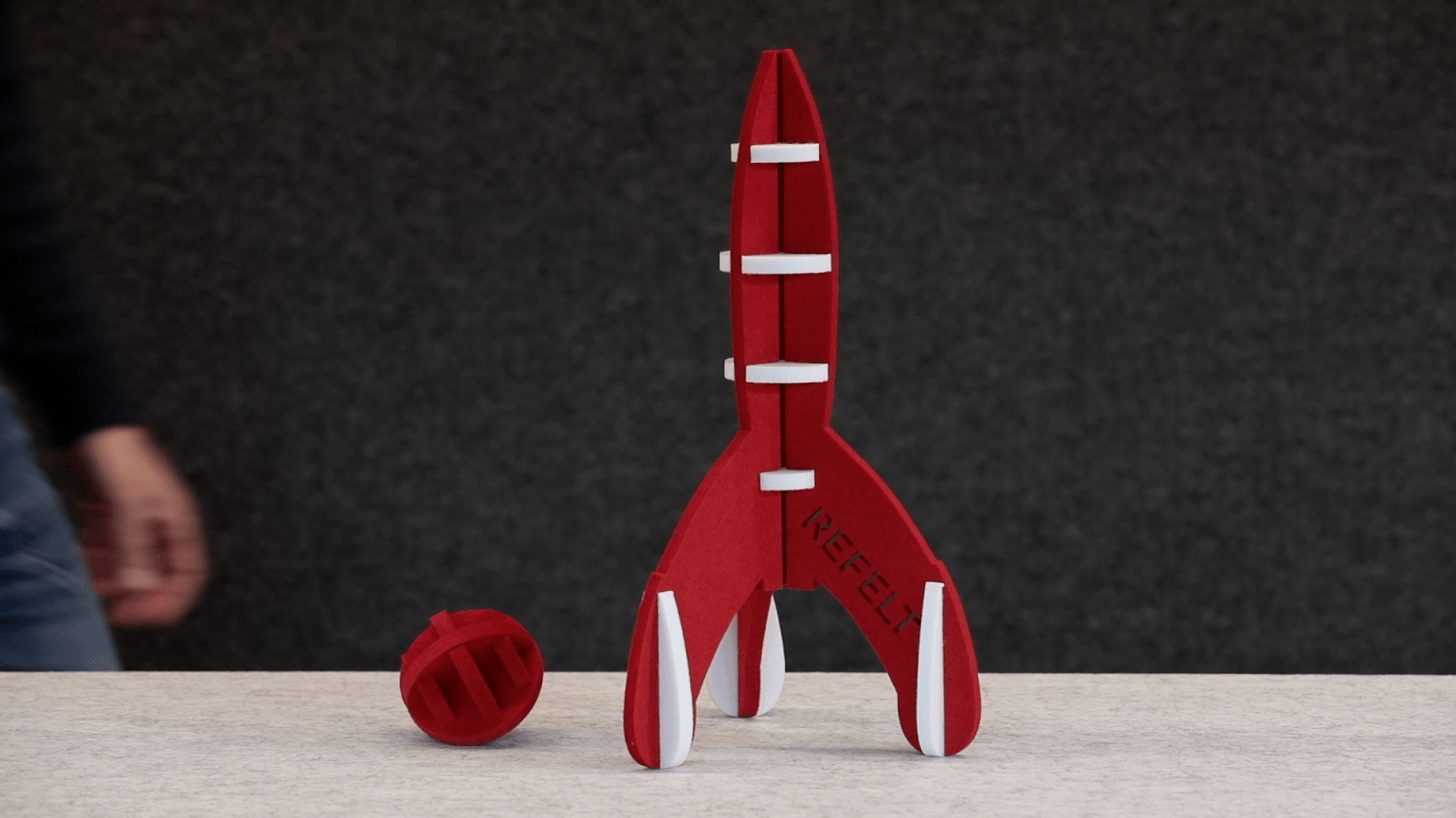 The world’s first PET Felt rocket is here! ReFelt