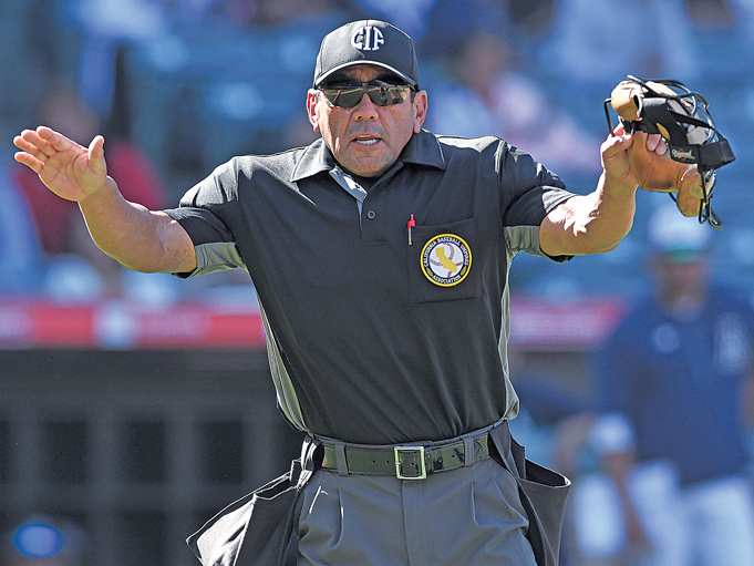 Umpire Out Signal Baseball