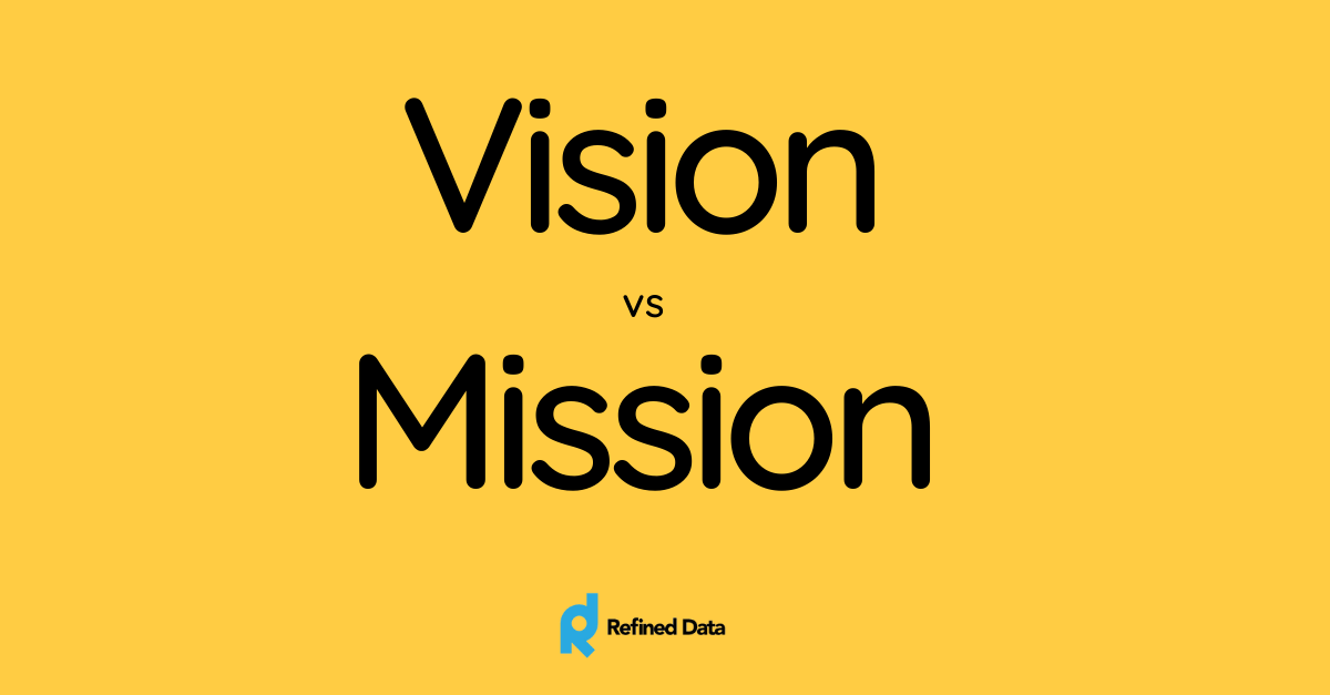 Vision vs Mission Refined Data