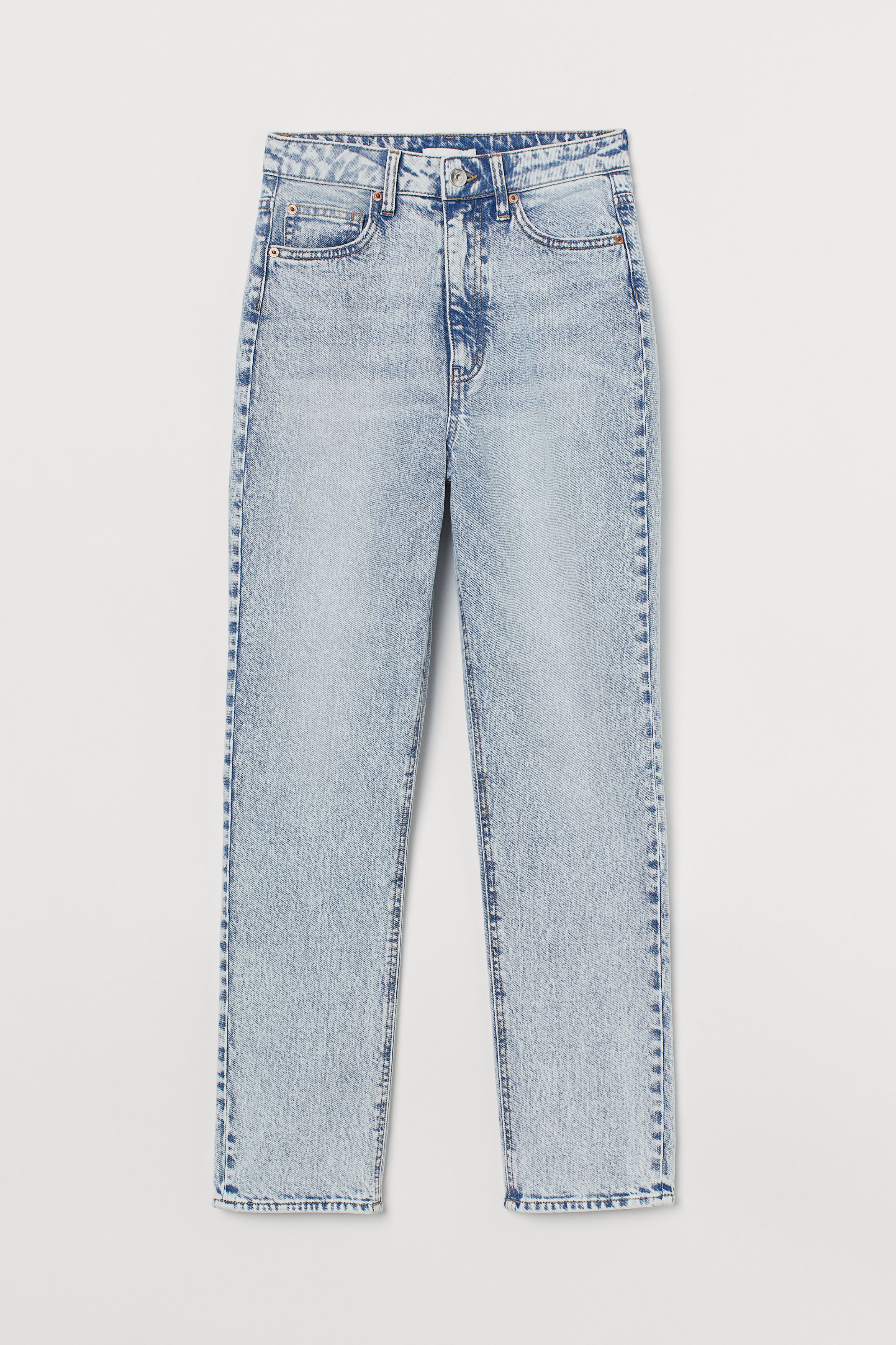 H&M + Slim Straight High Jeans