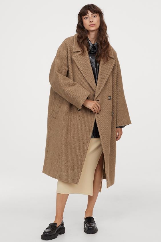 H&M + WoolBlend Twill Coat
