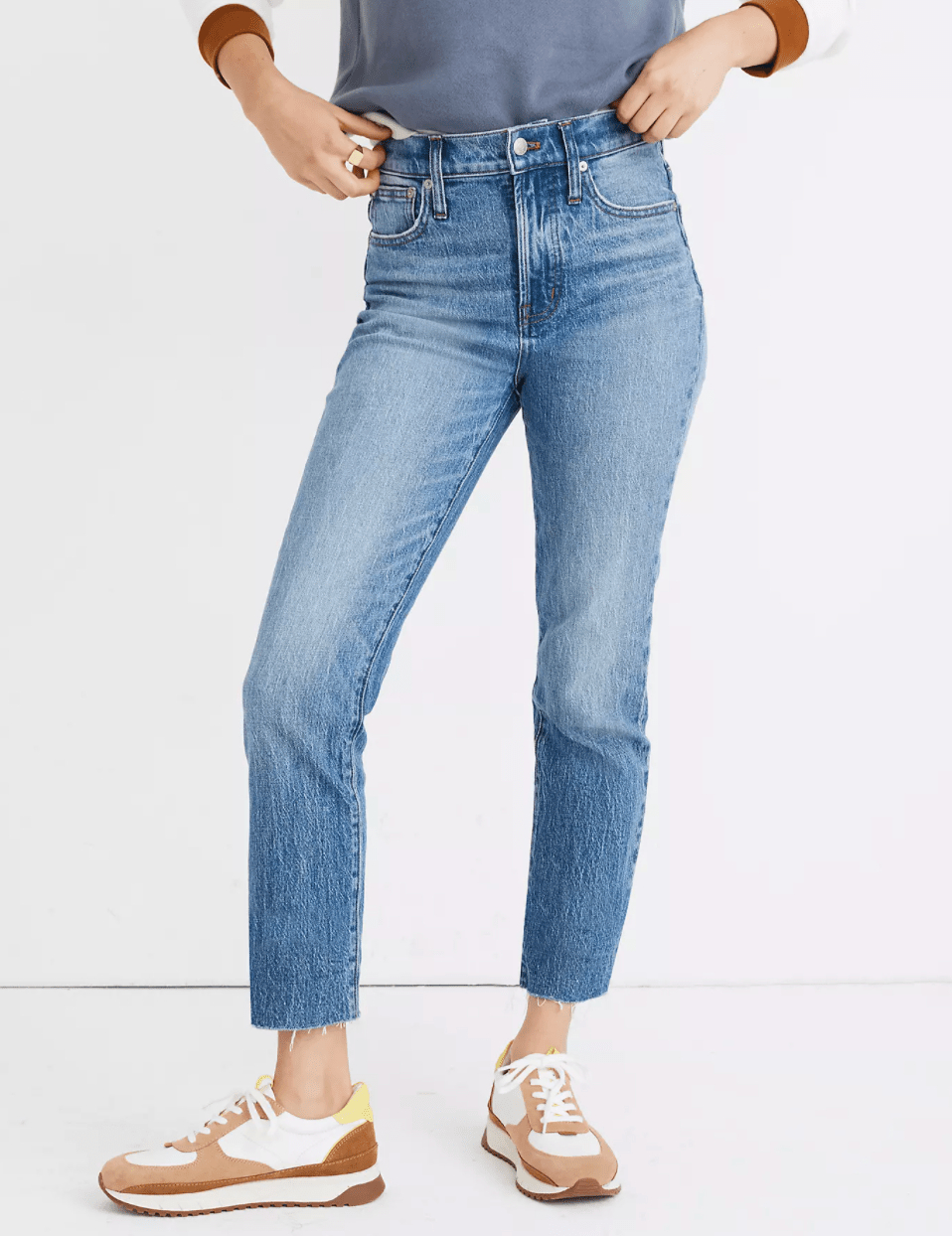 Madewell + The Perfect Vintage Jean in Enmore Wash RawHem Edition