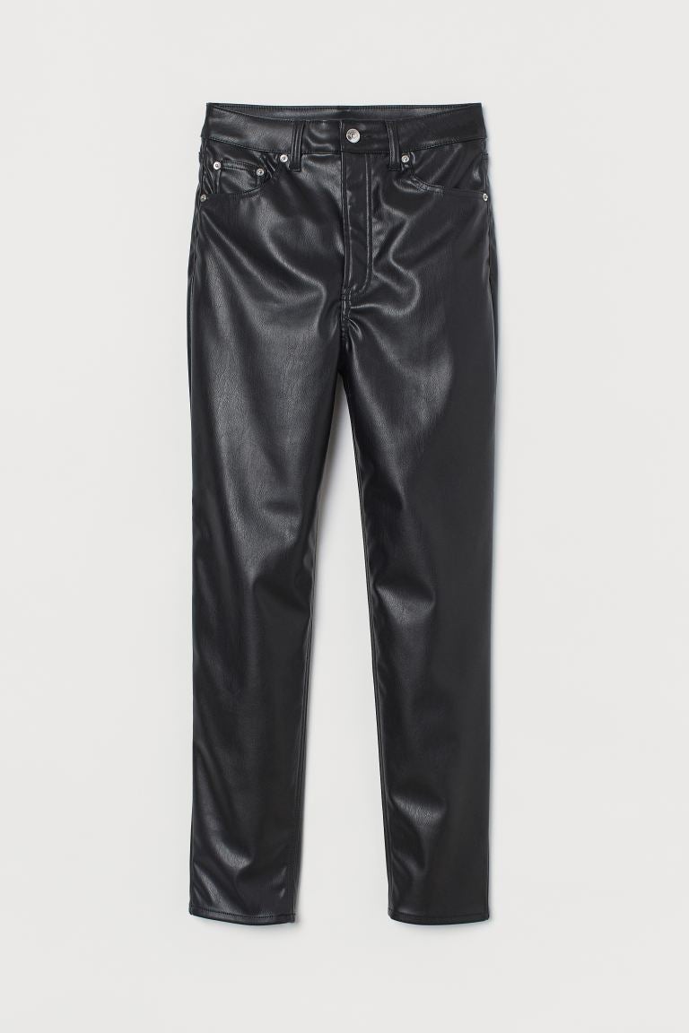 H&M + Faux Leather Pants