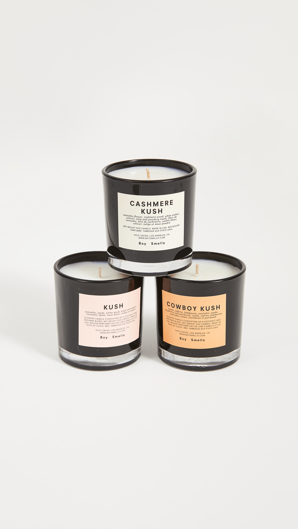 Boy Smells + Kush Candle Variety Pack