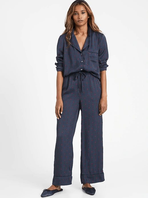 Banana Republic + Satin Pajama Set