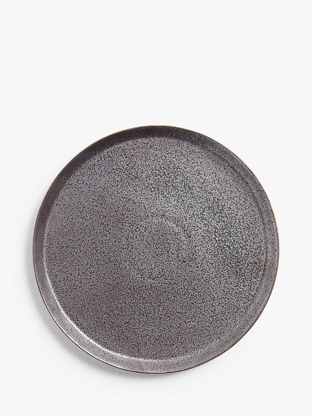 John Lewis & Partners + Fusion Metallic Dinner Plate, 24.5cm, Gold