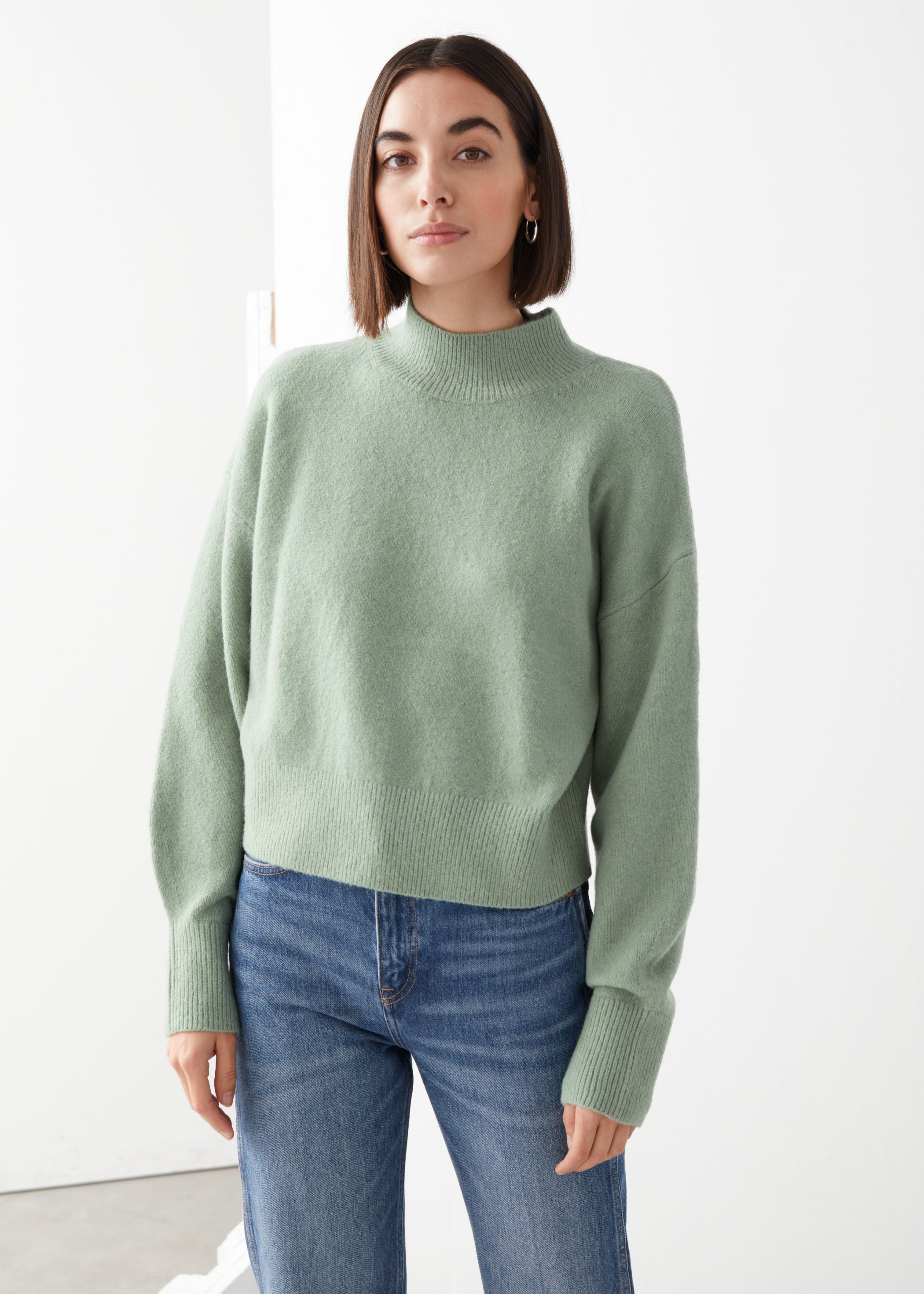 & Other Stories + Mock Neck Sweater