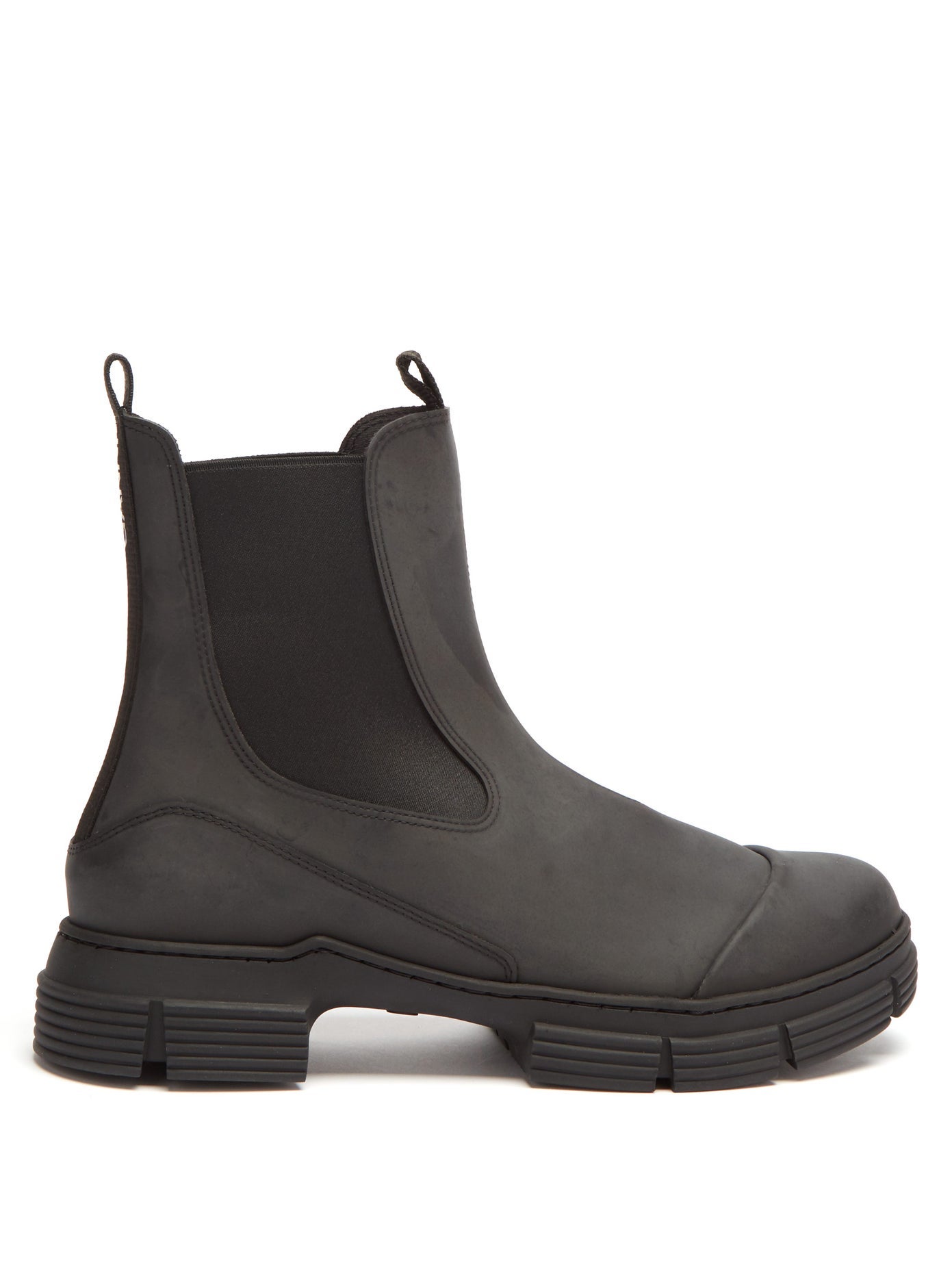 Ganni + Chunky RecycledRubber Chelsea Boots