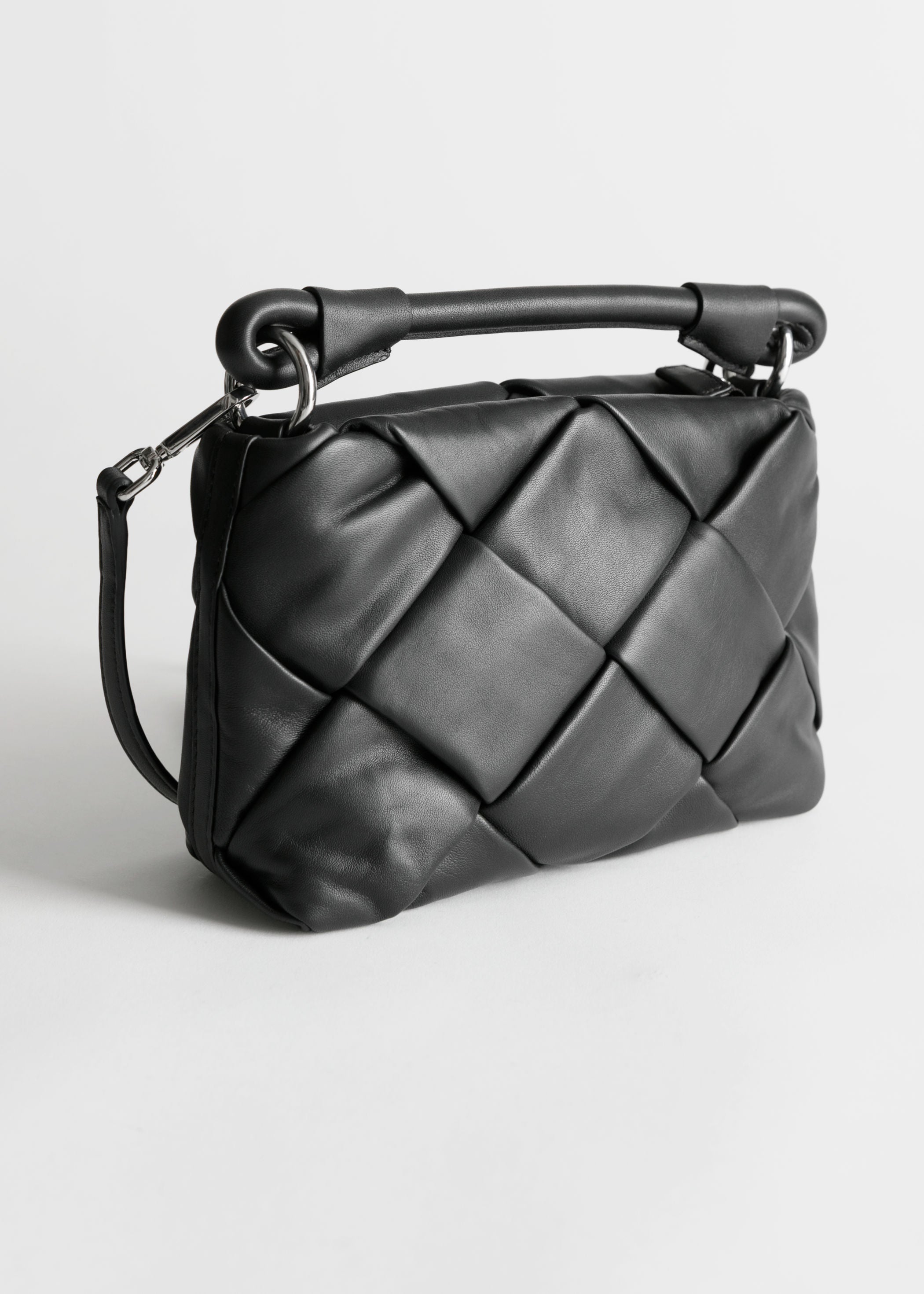 & Other Stories + Padded Leather Crossbody Bag
