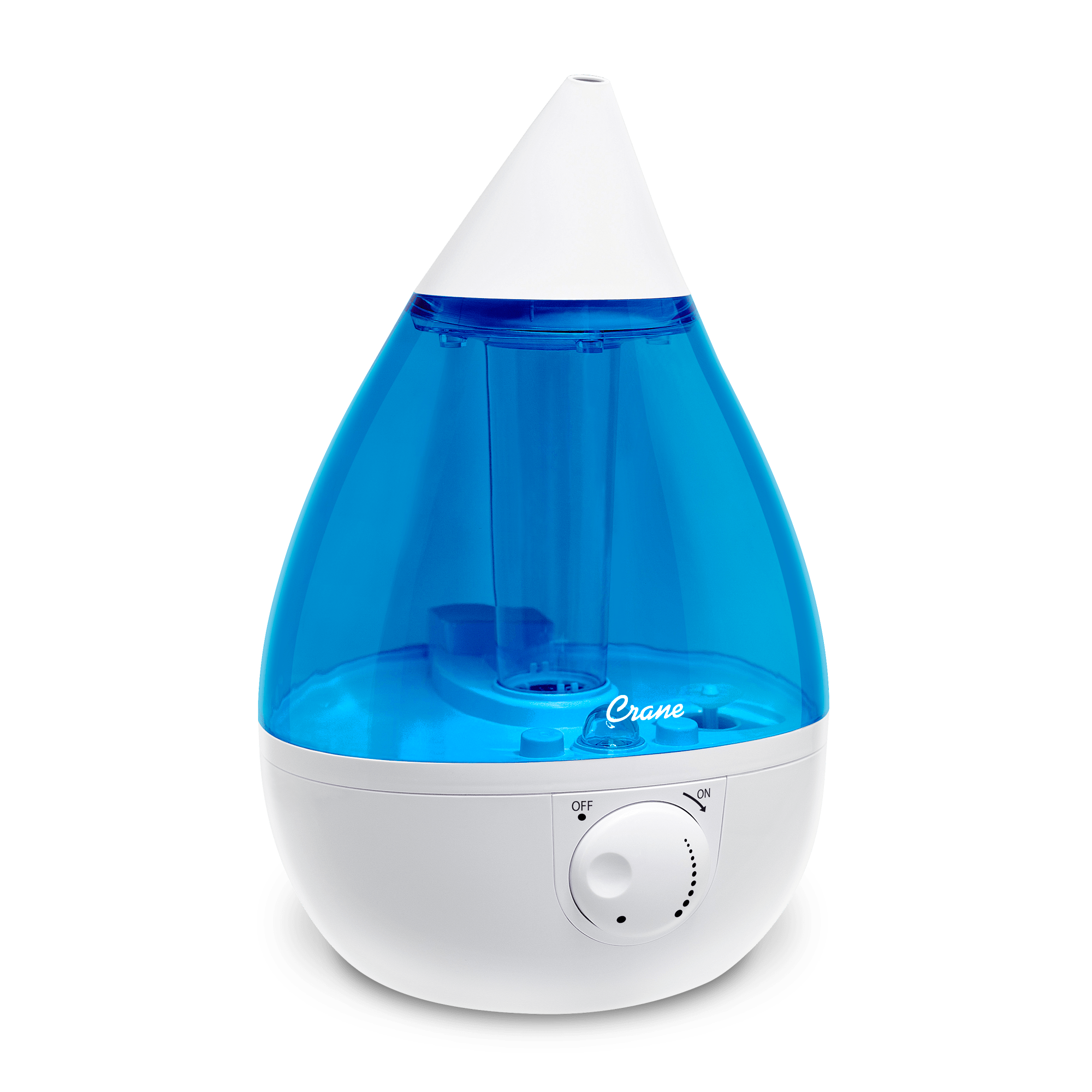 Crane USA + Drop Ultrasonic Cool Mist Humidifier