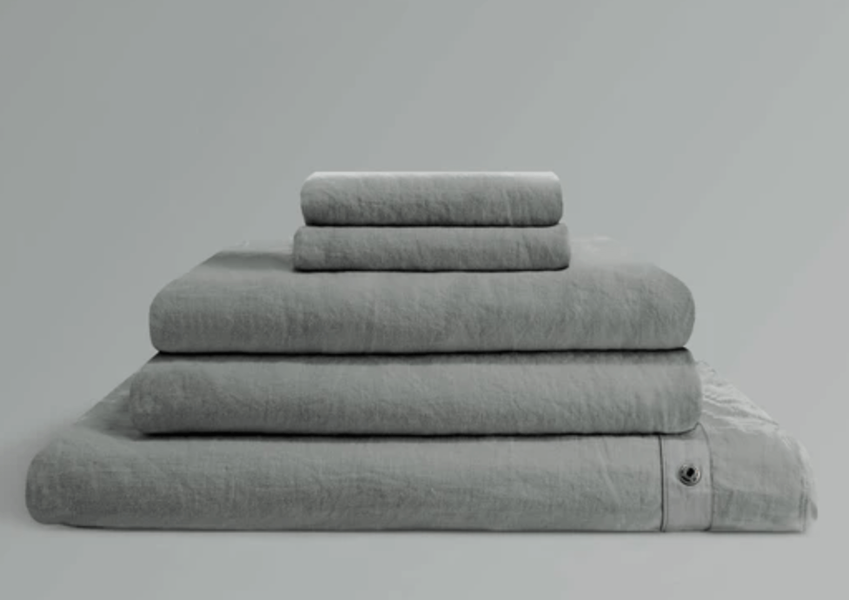 Primary Goods + French Linen Complete Set Duvet, Sheets, Pillowcases