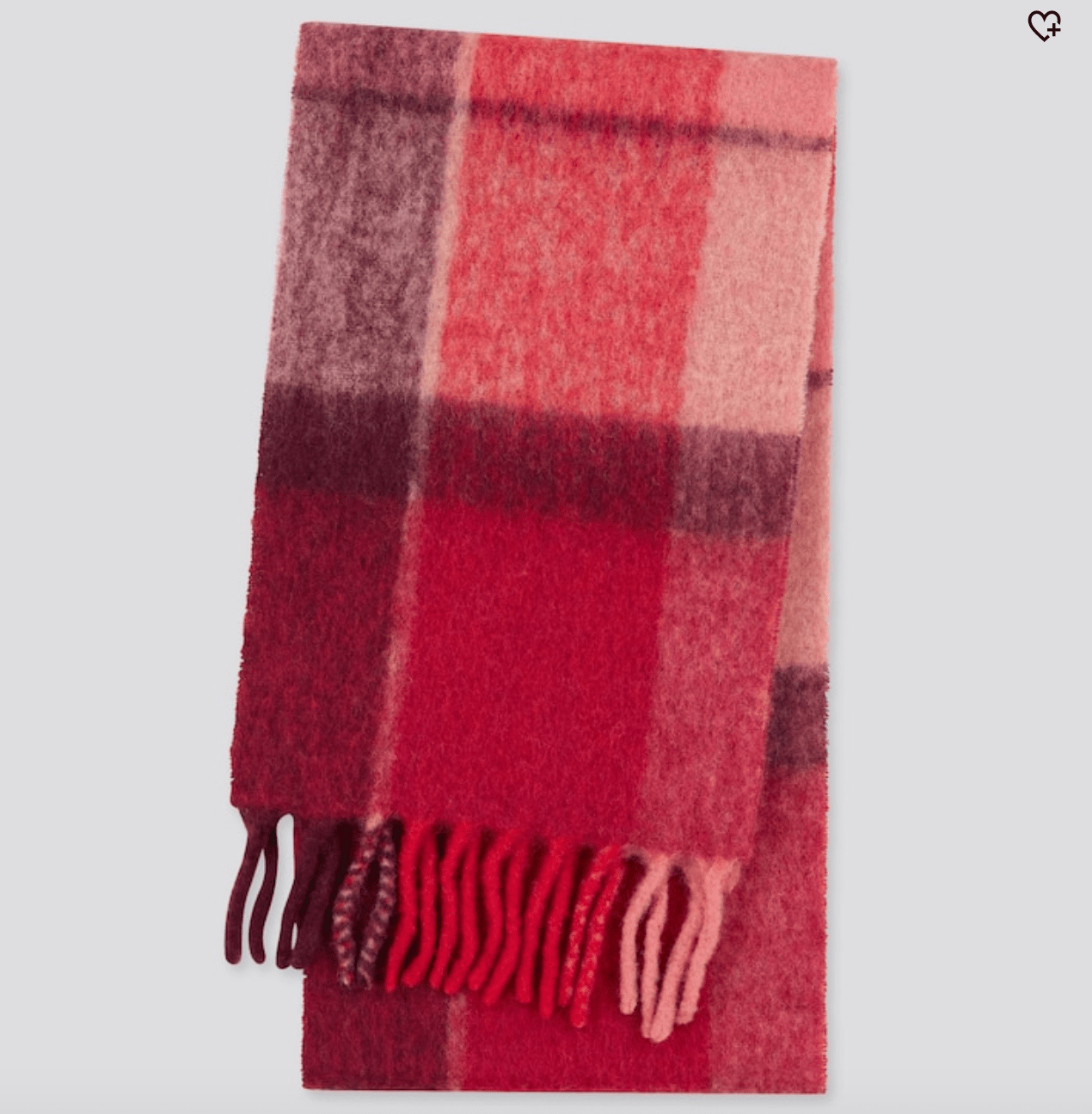 Uniqlo + WoolBlend Checked Scarf